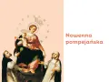 Matka Boża z Dzieciątkiem, otoczona gwiazdami, udziela łask w nowennie do Matki Bożej od Spraw Niemożliwych.
