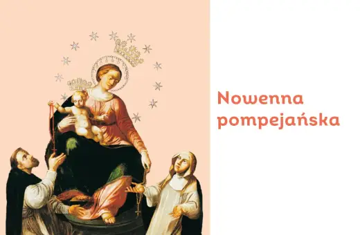 Matka Boża z Dzieciątkiem, otoczona gwiazdami, udziela łask w nowennie do Matki Bożej od Spraw Niemożliwych.